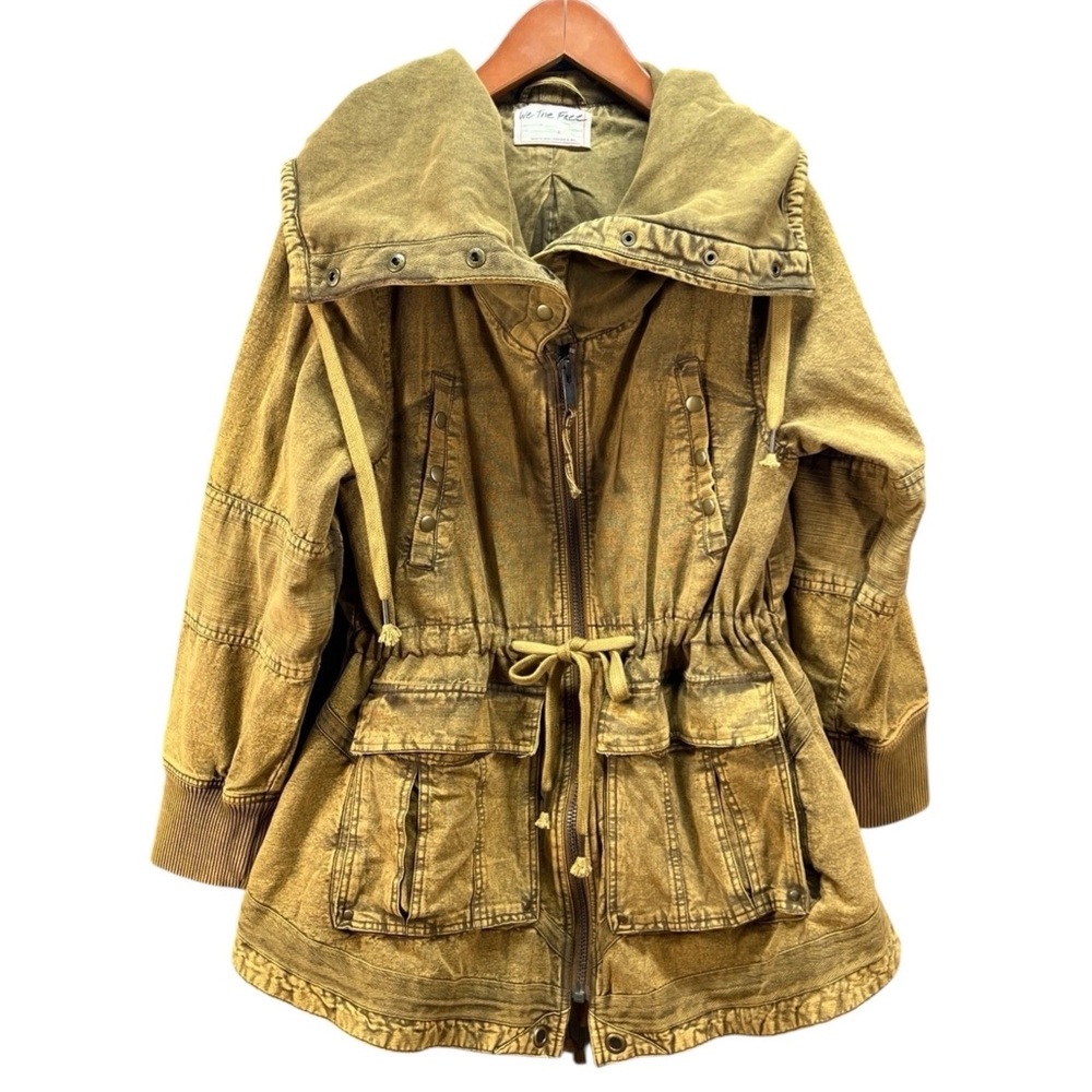We The Free Future Surplus Parka Olive Night Moss Utility Jacket